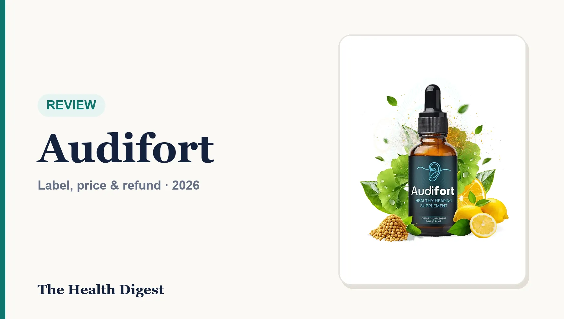 Audifort Review (2026): Ingredients, Label, Price and the 90-Day Refund