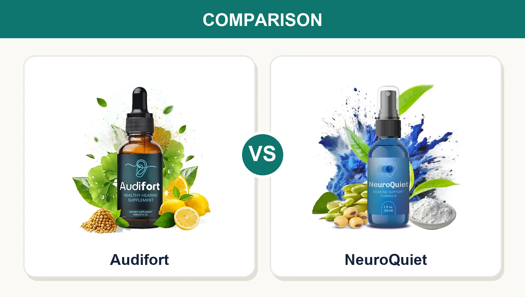 Audifort vs NeuroQuiet (2026): Dropper or Spray, Which Is Better for Tinnitus?