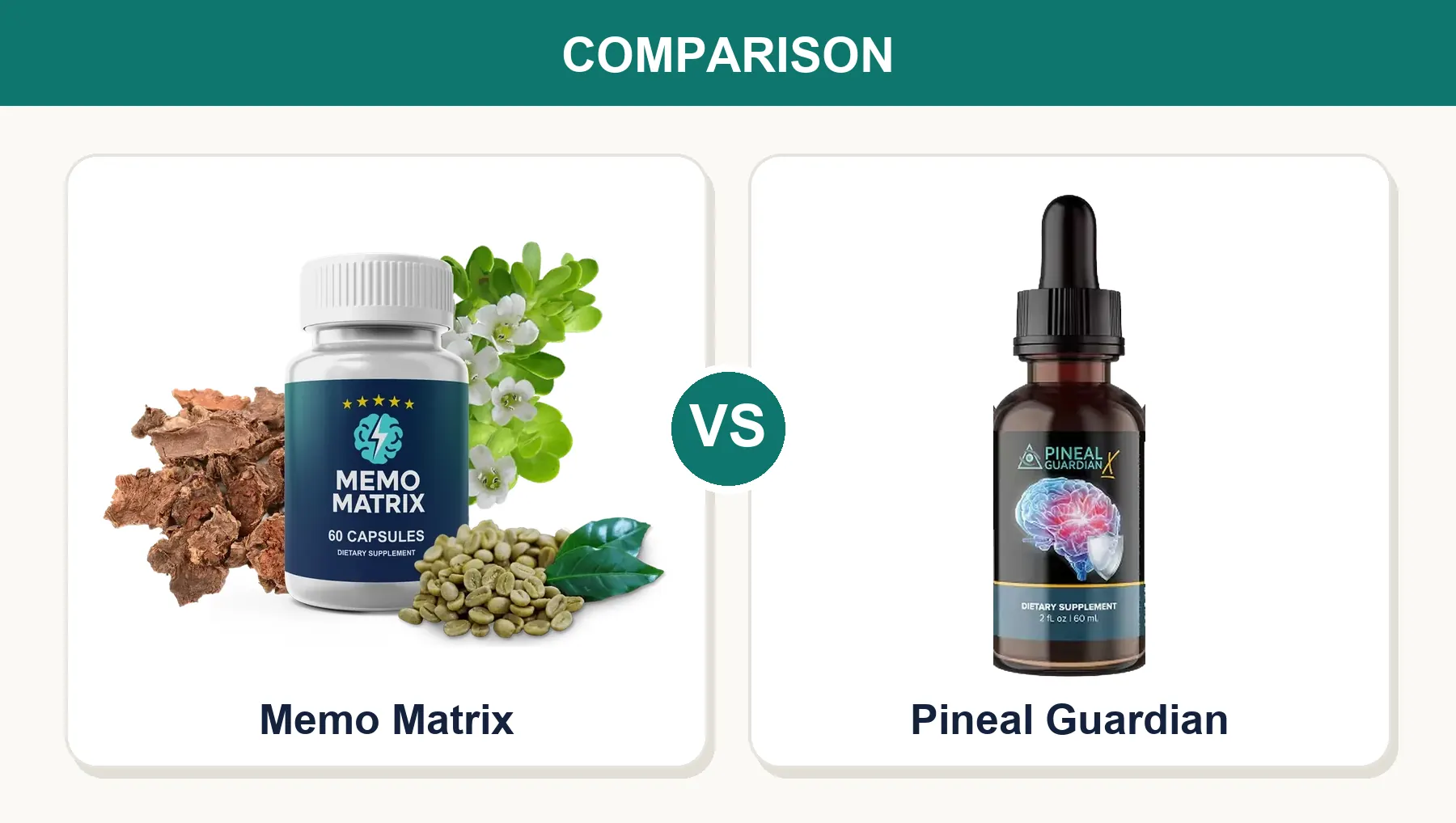 Best Memory Supplements (2026): Memo Matrix vs Pineal Guardian Compared