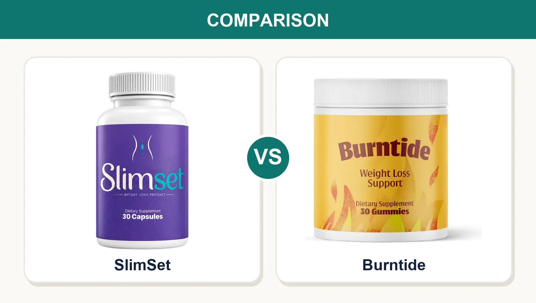 Best Weight Loss Supplements (2026): SlimSet vs Burntide Compared