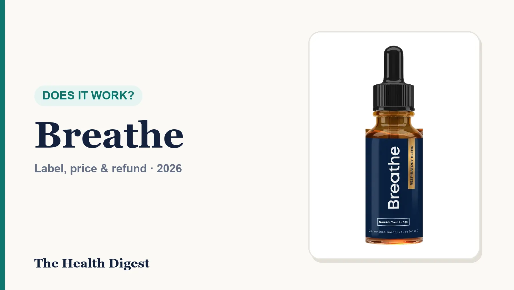 Does Breathe Lung Supplement Work? What the Research Actually Shows