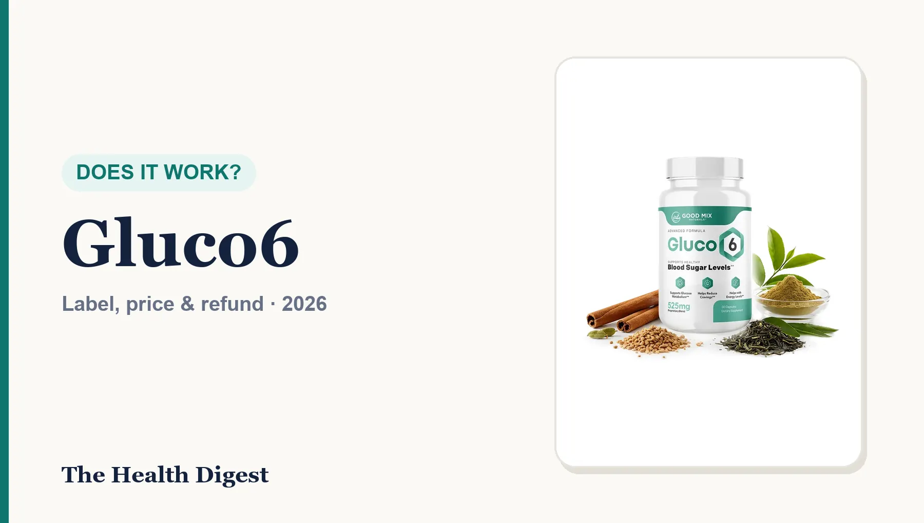 Does Gluco6 Work? What the Research Actually Shows