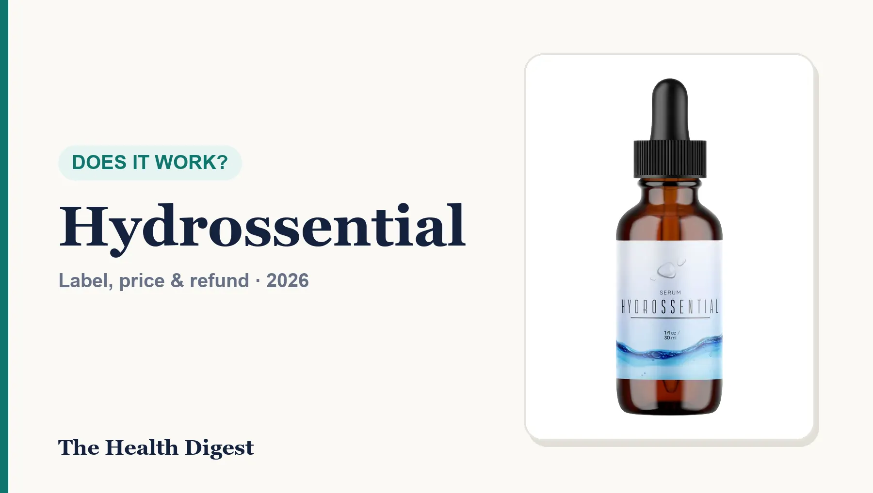 Does Hydrossential Work? What the Research Actually Shows