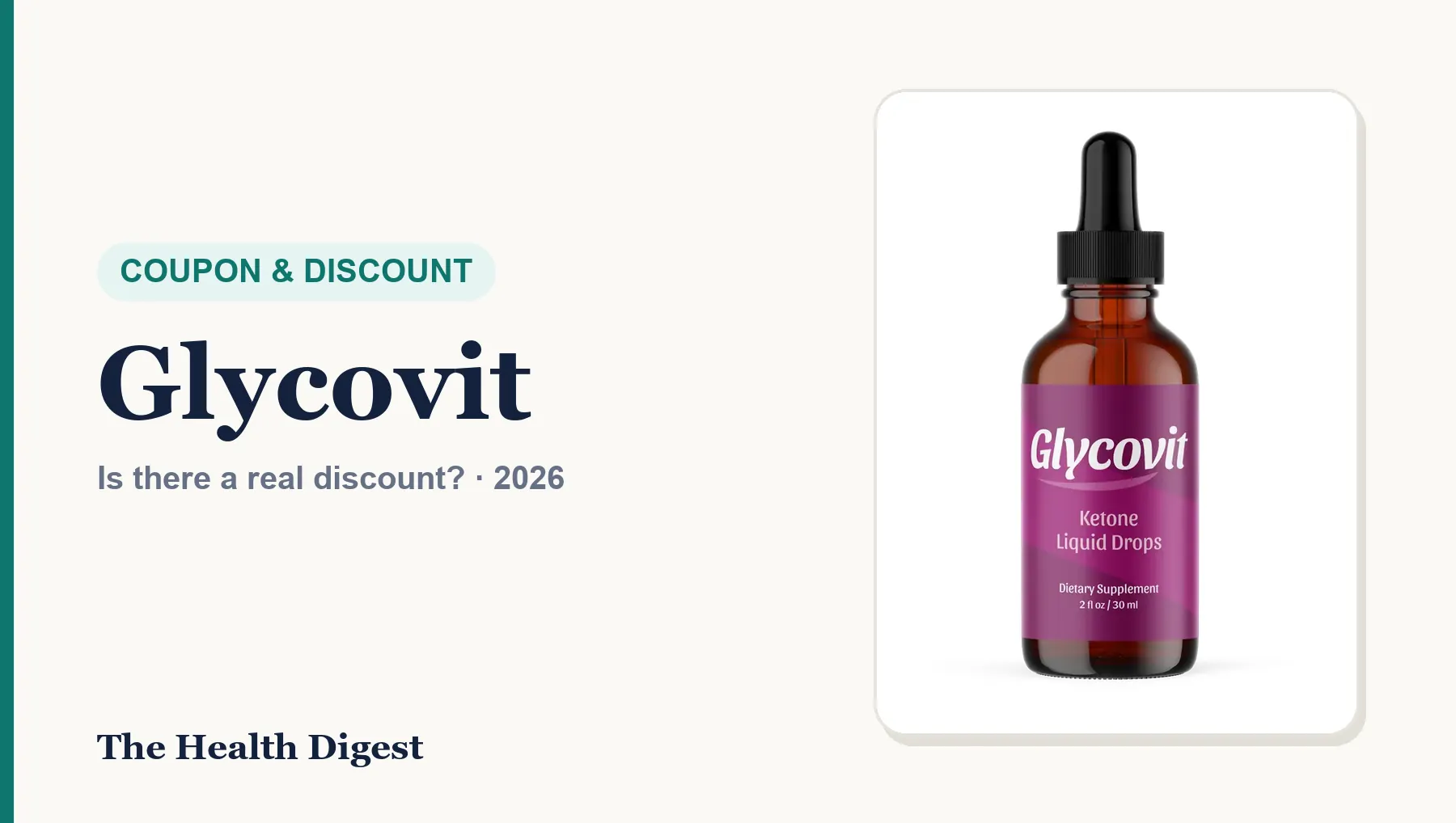 Glycovit Coupon Code (2026): Is There a Real Discount?