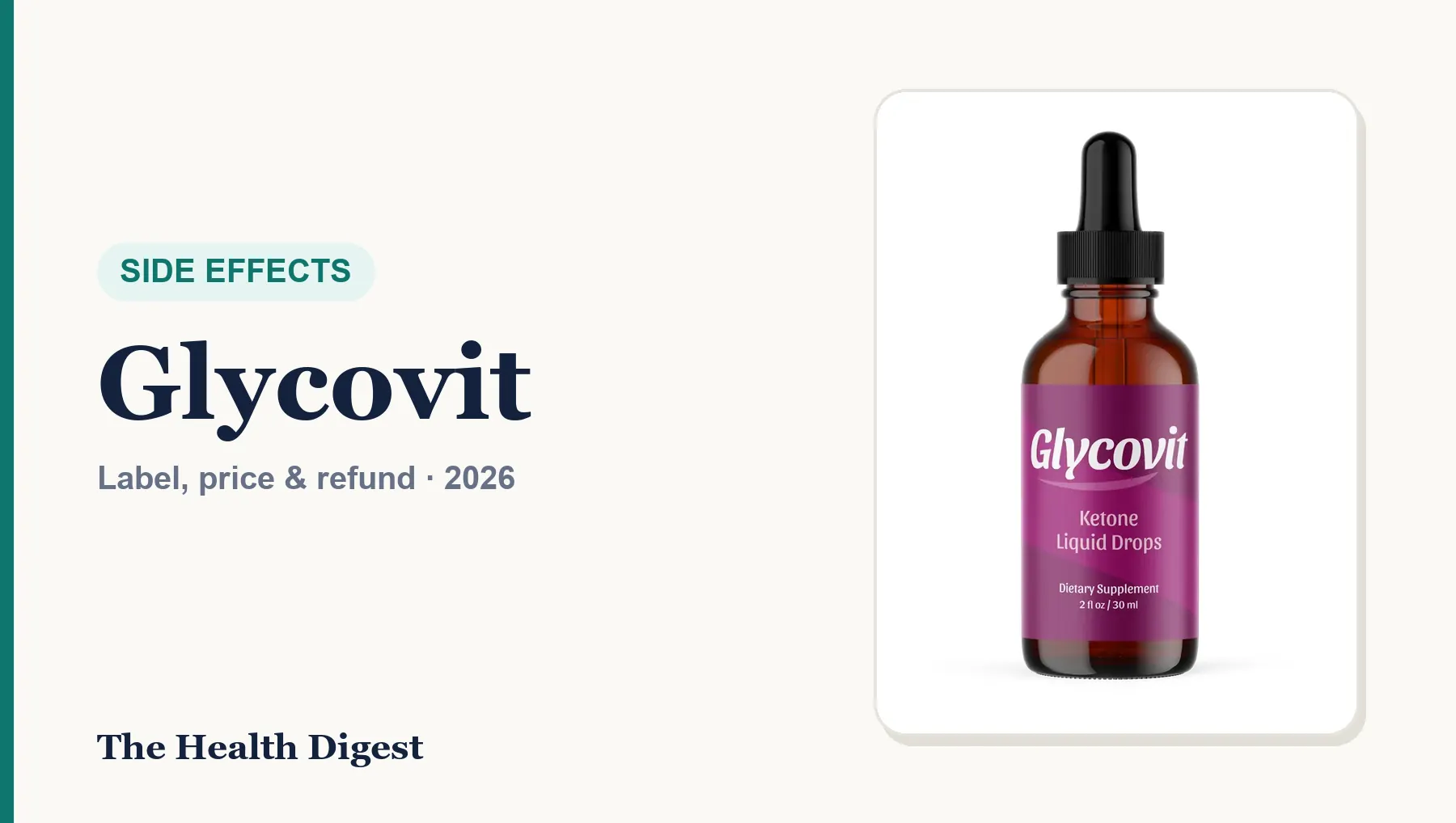 Glycovit Side Effects: Caffeine, Blood Sugar and Drug Risks