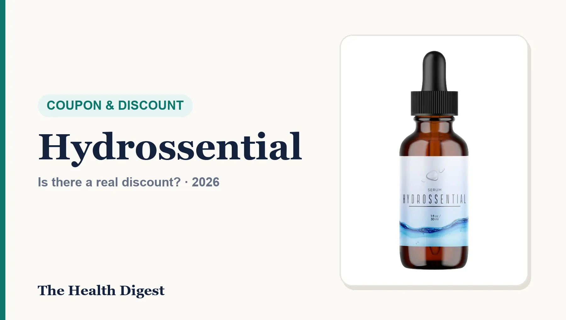 Hydrossential Coupon Code (2026): Is There a Real Discount?