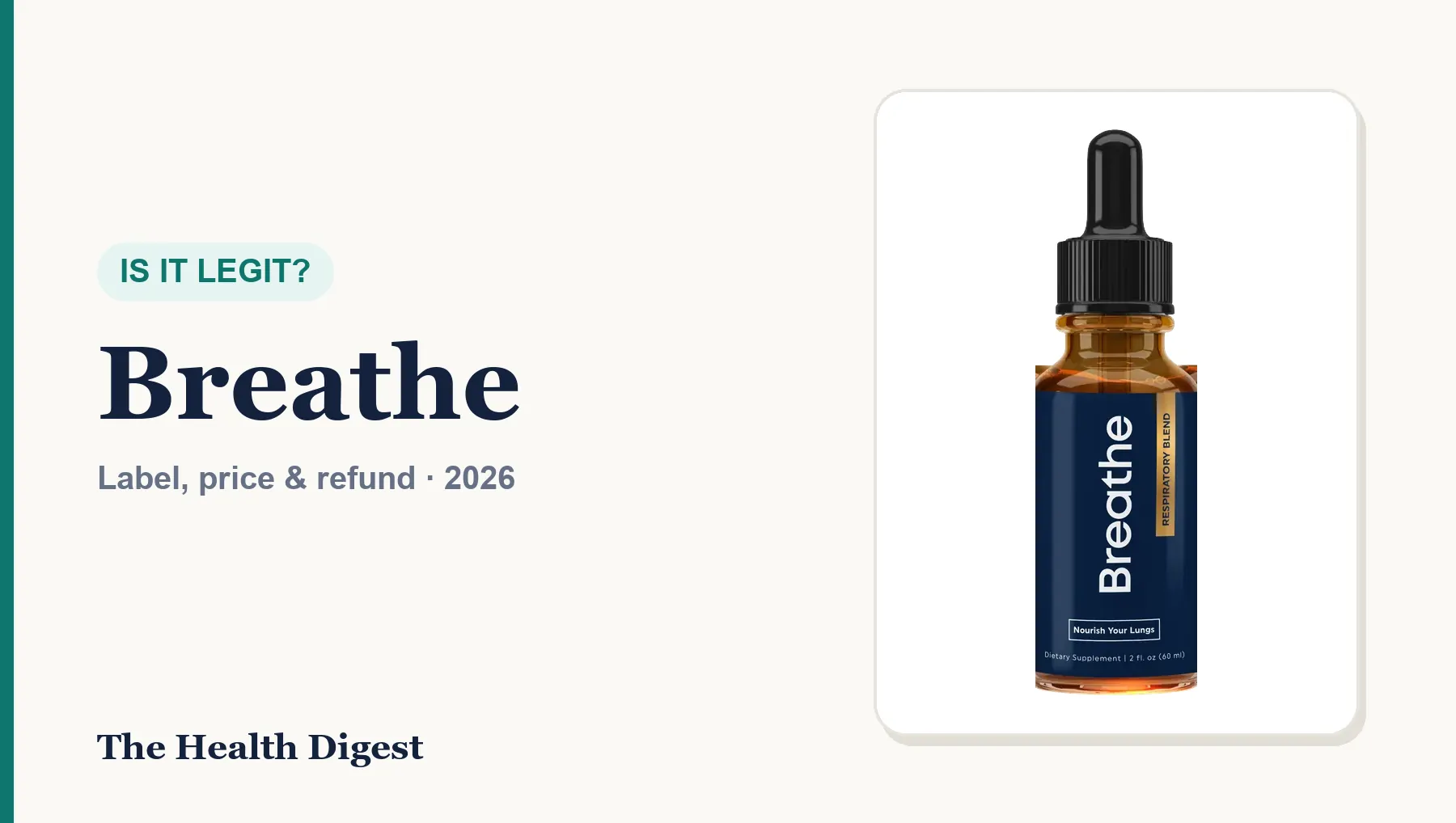 Is Breathe Lung Supplement Legit or a Scam? What We Checked (2026)