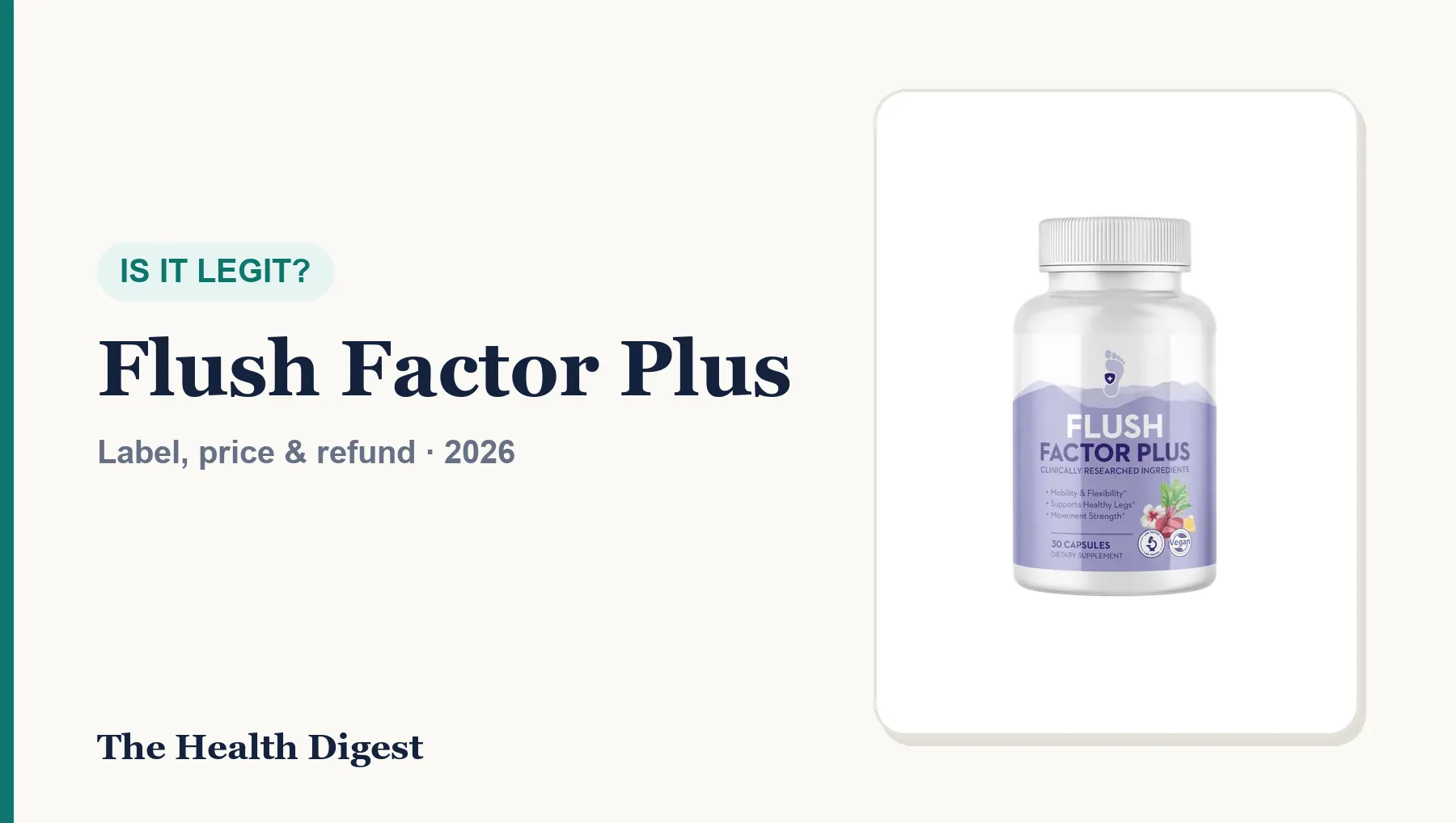 Is Flush Factor Plus Legit or a Scam? What We Checked (2026)
