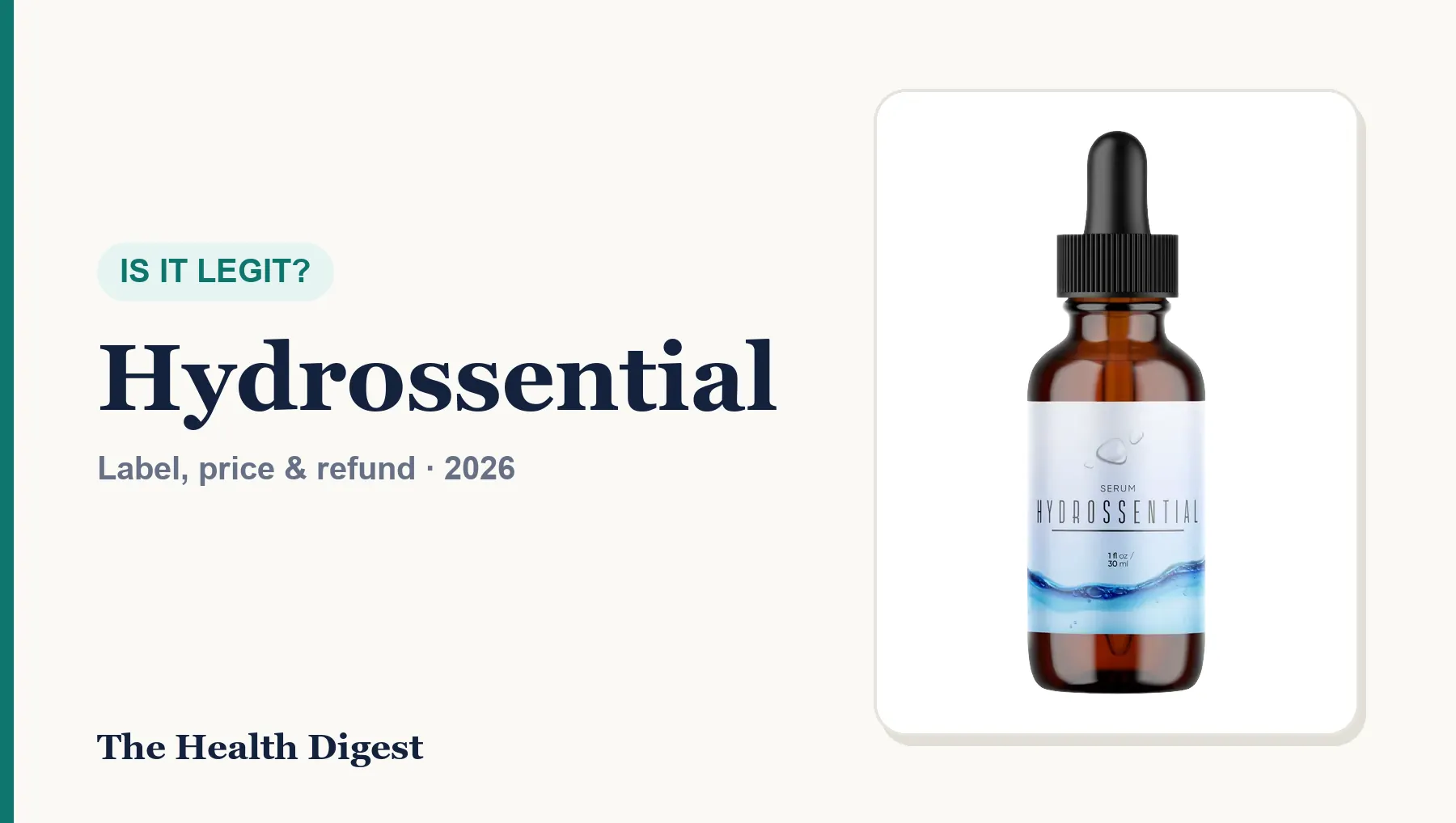 Is Hydrossential Legit or a Scam? What We Checked (2026)