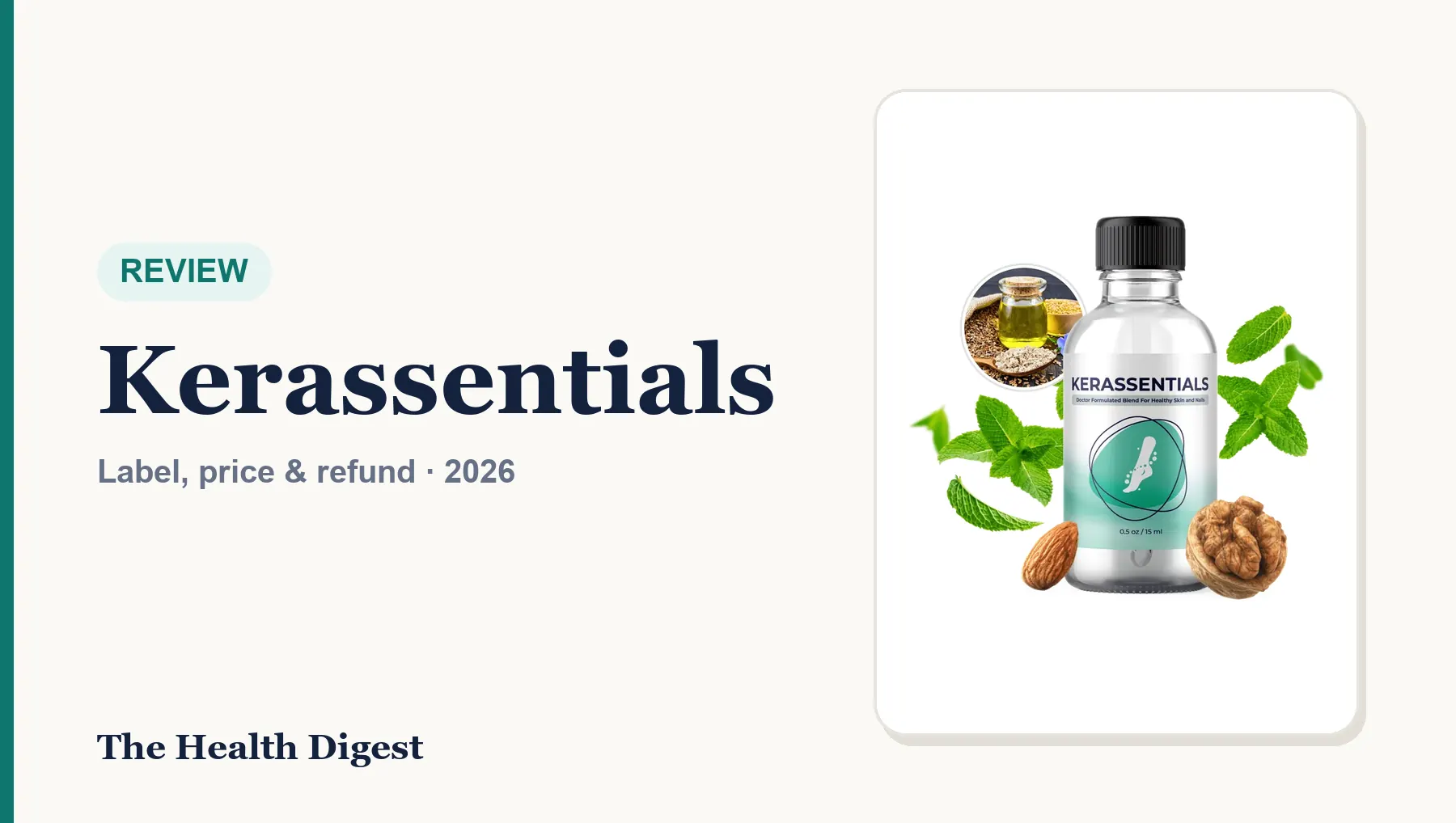 Kerassentials Reviews and Complaints (2026): Ingredients, Price, Refund
