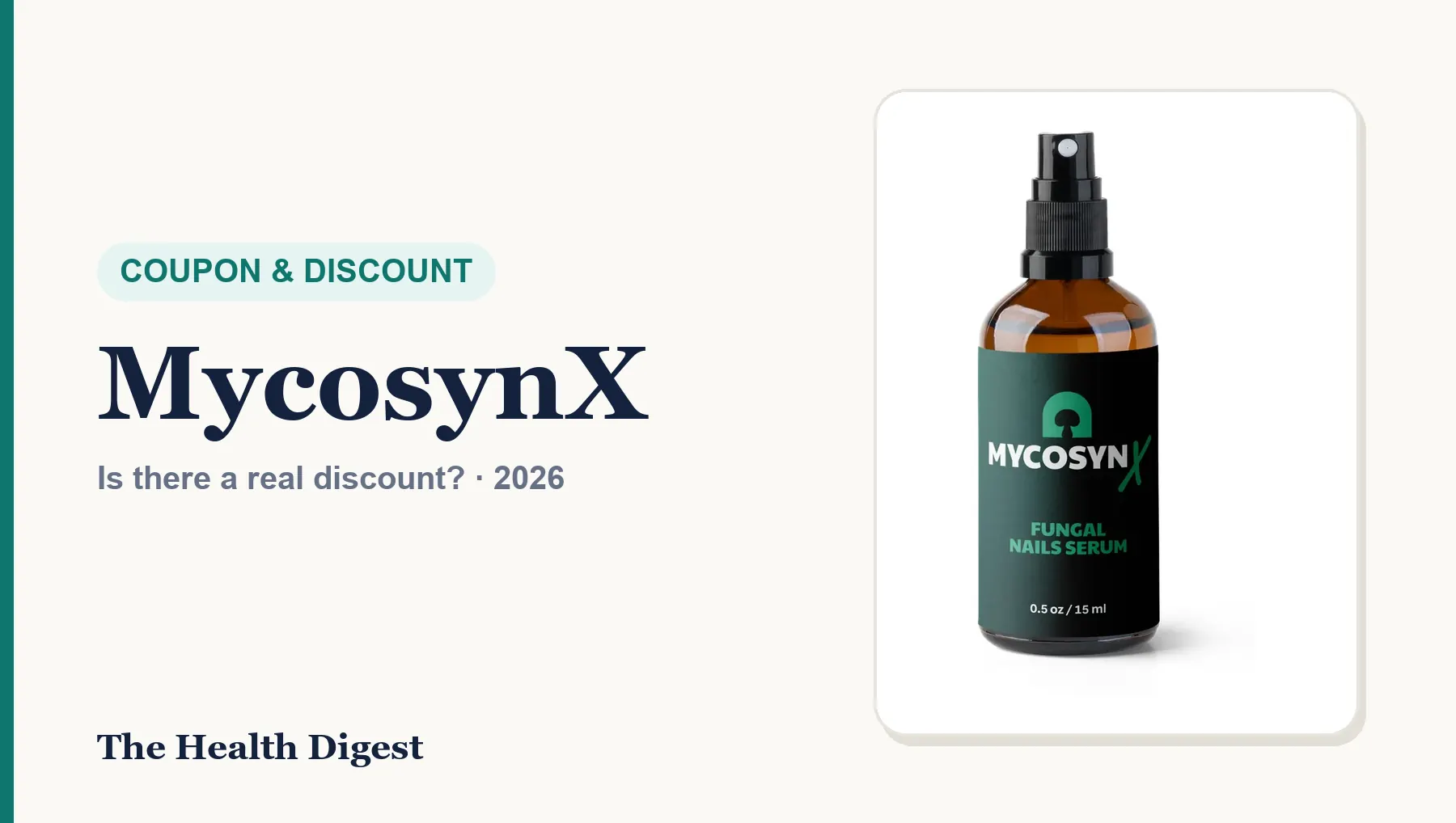 MycosynX Coupon Code (2026): Is There a Real Discount?