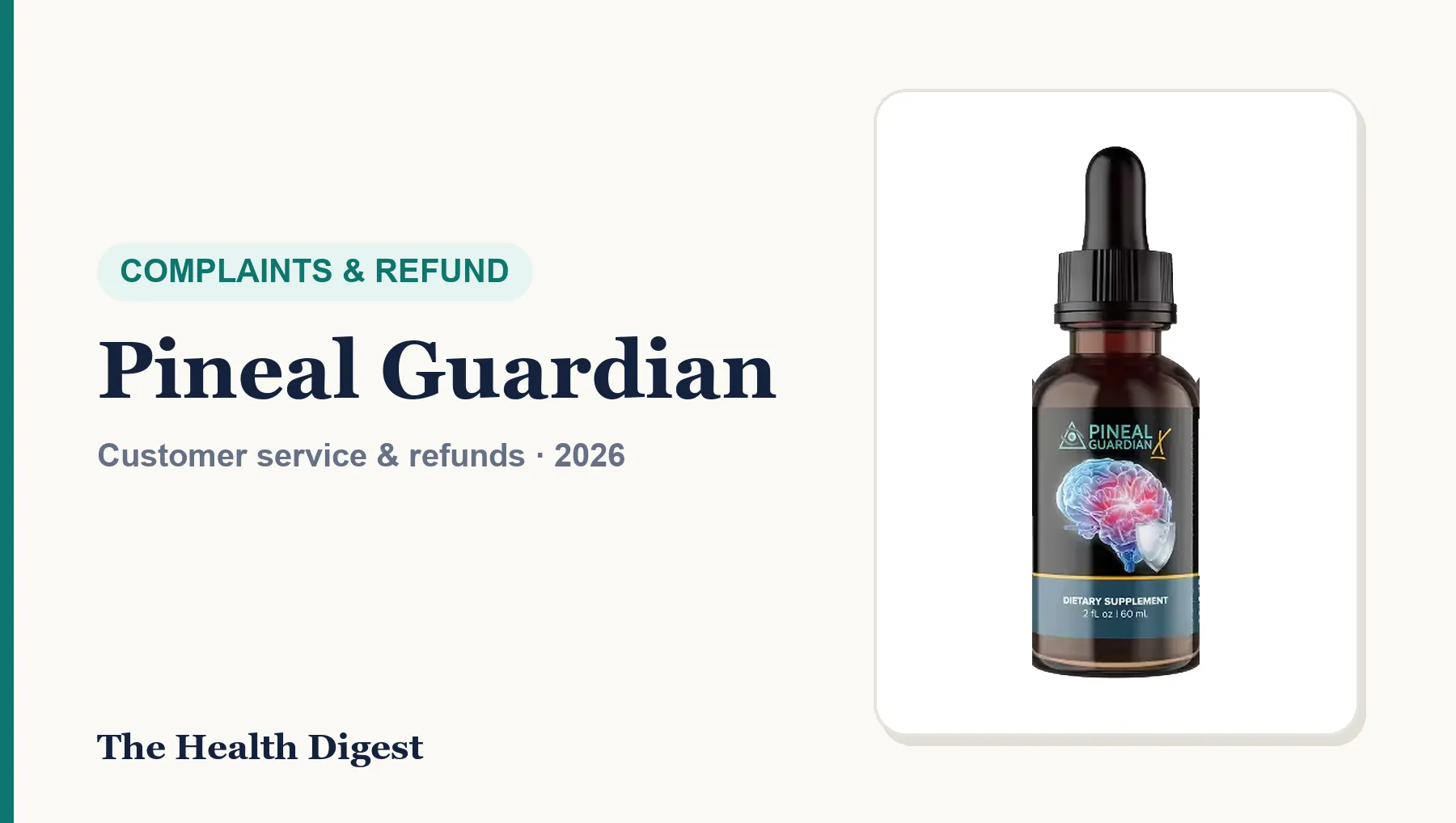 Pineal Guardian Complaints and Refunds: Customer Service, Charges and How to Get Your Money Back