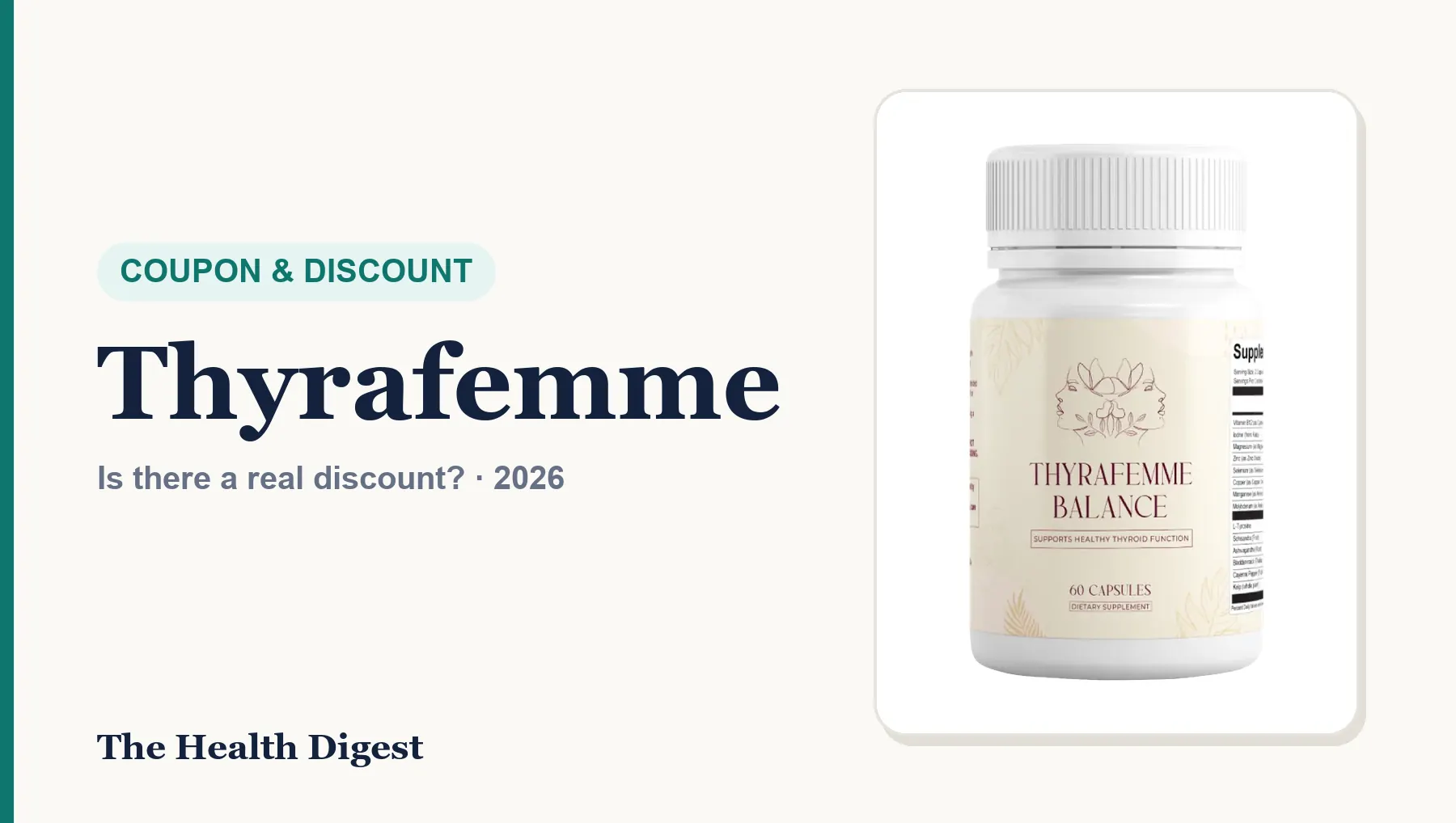 Thyrafemme Coupon Code (2026): Is There a Real Discount?