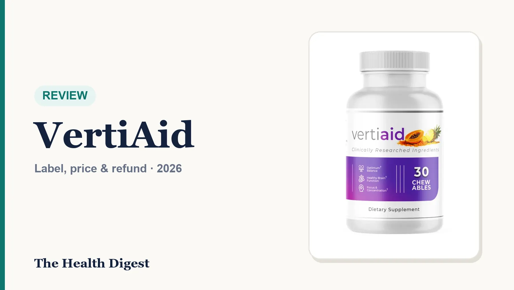 VertiAid Reviews and Complaints (2026): Ingredients, Price, Refund