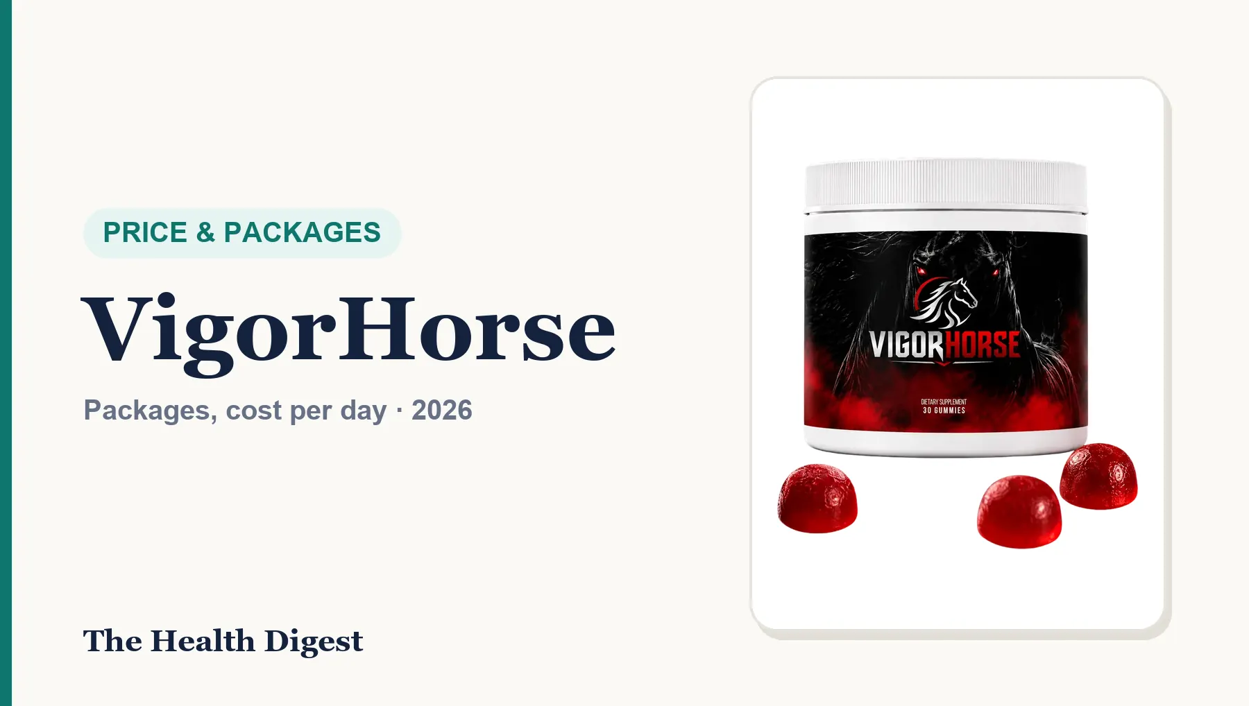 VigorHorse Price (2026): Packages, Cost per Day and Best Value