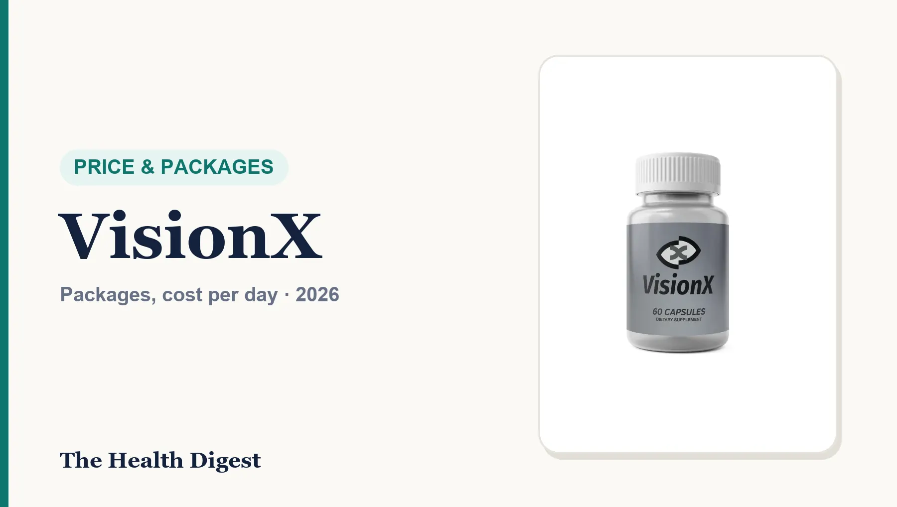 VisionX Price (2026): Package Costs, Price per Day and Best Value