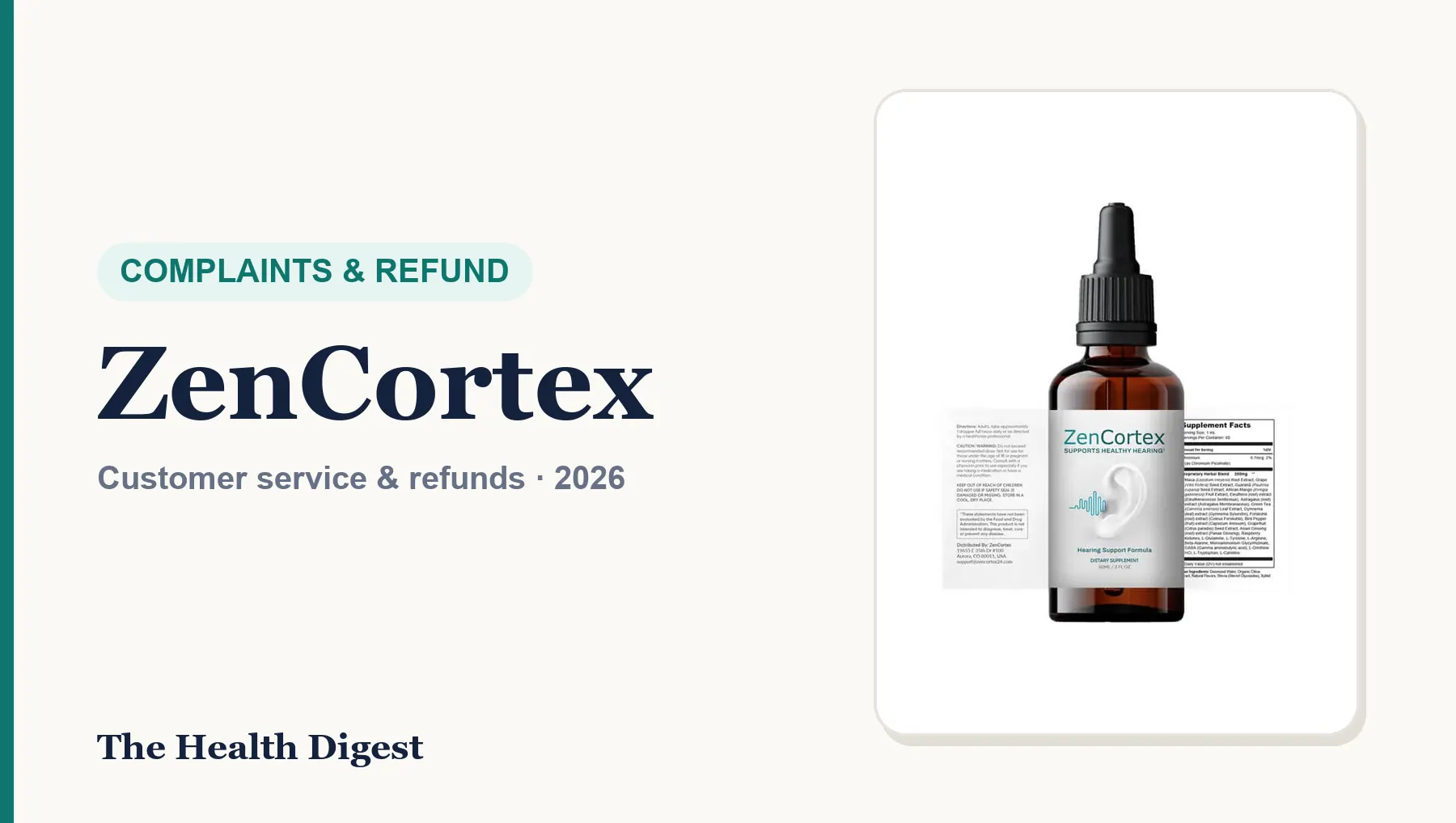 ZenCortex Complaints and Refunds: Customer Service, Charges and How to Get Your Money Back