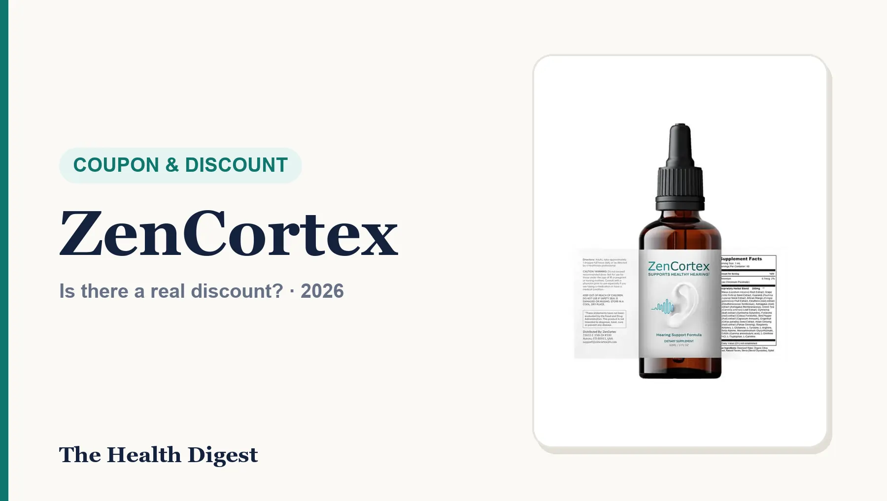ZenCortex Coupon Code (2026): Is There a Real Discount?