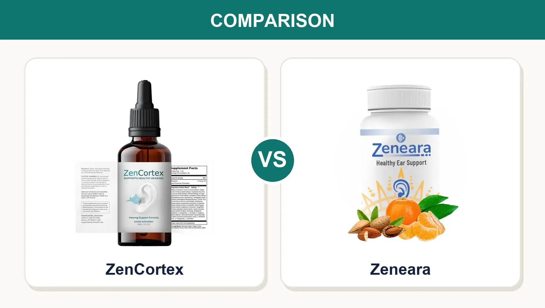 ZenCortex vs Zeneara (2026): Which Is Better for Ringing Ears?