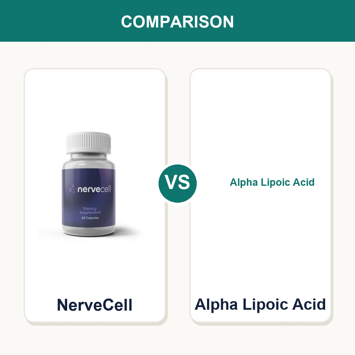 NerveCell vs Alpha Lipoic Acid