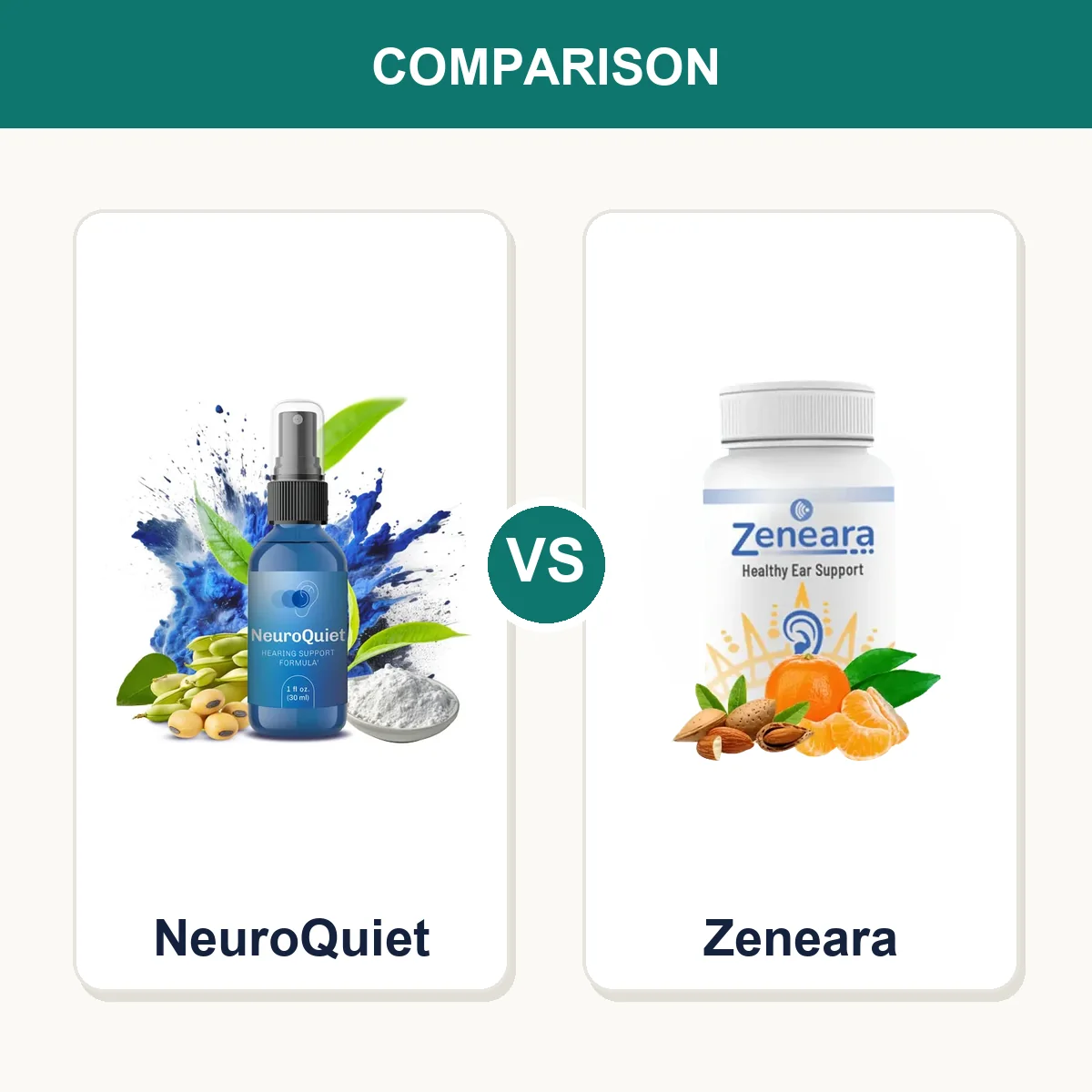 NeuroQuiet vs Zeneara