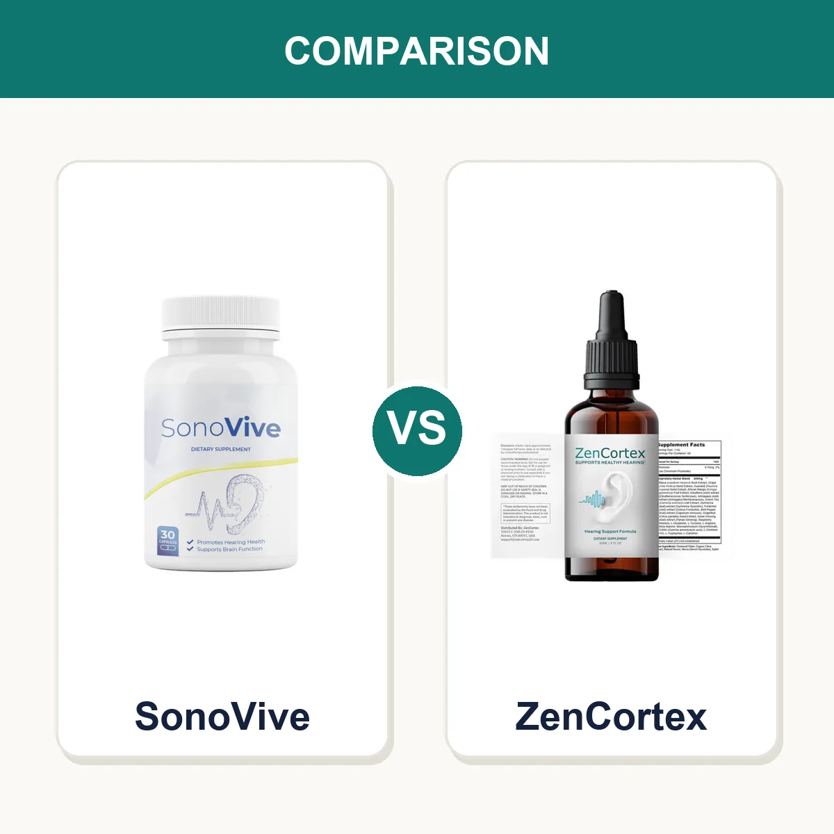 SonoVive vs ZenCortex