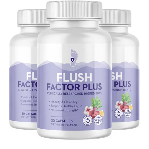 Flush Factor Plus 3 bottles