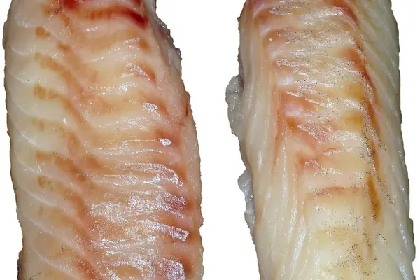 Raw cod fillets