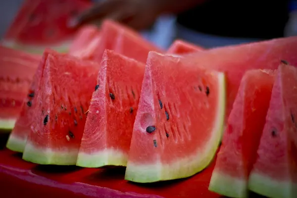 Slices of fresh watermelon